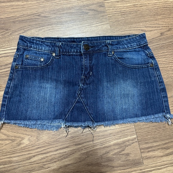 Vintage So Cal Mini Denim Skirt - Picture 1 of 5